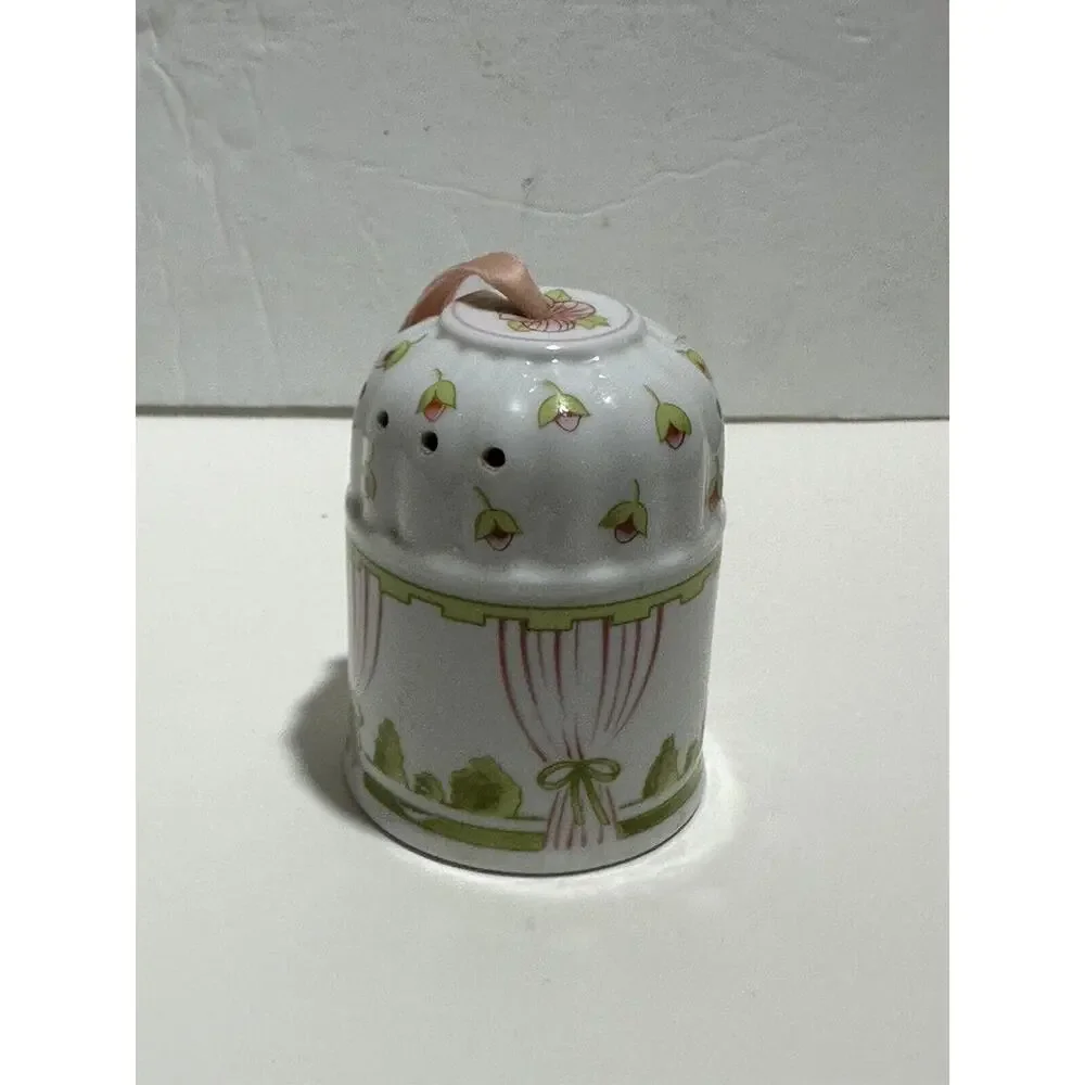 Ceramic Fragrance Pomander‎ Ben Rickert Garden Gazebo Floral Vintage Potpourri